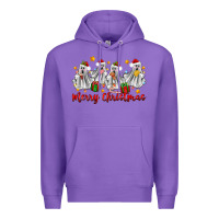 Purple merry christmas pantasmas ghost christmas Premium Hoodie - Zillion Design Studio