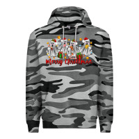 Slate Camo merry christmas pantasmas ghost christmas Premium Hoodie - Zillion Design Studio