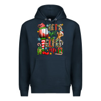 Navy let's get elfed up Premium Hoodie - Zillion Design Studio