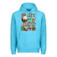Ocean Blue let's get elfed up Premium Hoodie - Zillion Design Studio