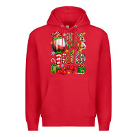 Red let's get elfed up Premium Hoodie - Zillion Design Studio