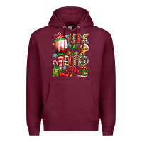 Burgundy let's get elfed up Premium Hoodie - Zillion Design Studio