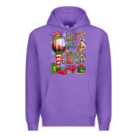 Purple let's get elfed up Premium Hoodie - Zillion Design Studio