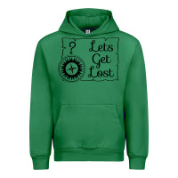 Emerald lets get lost Urban Hoodie - Unal Design