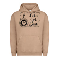 Pigment Burro lets get lost Urban Hoodie - Unal Design