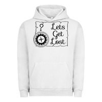 Pigment Lunar Rock lets get lost Urban Hoodie - Unal Design
