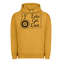 Pigment Peanut Butter lets get lost Urban Hoodie - Unal Design