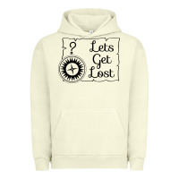 Pigment Pistachio lets get lost Urban Hoodie - Unal Design