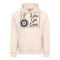 Sandshell lets get lost Urban Hoodie - Unal Design