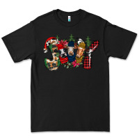Black joy Christmas cows Premium Tee - CowhideDigitalArt