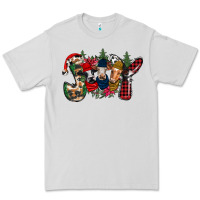 Dove Grey joy Christmas cows Premium Tee - CowhideDigitalArt