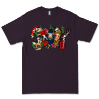 Plum joy Christmas cows Premium Tee - CowhideDigitalArt