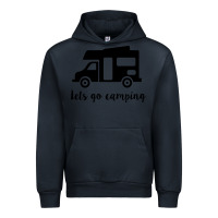 Navy lets go camping Urban Hoodie - Unal Design