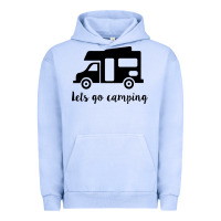 Pigment Grape Ice lets go camping Urban Hoodie - Unal Design