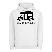Pigment Lunar Rock lets go camping Urban Hoodie - Unal Design