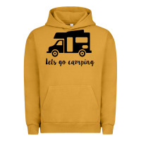 Pigment Peanut Butter lets go camping Urban Hoodie - Unal Design