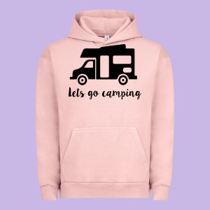 Lets Go Camping Urban Hoodie Designed By Unal Design