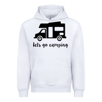 White lets go camping Urban Hoodie - Unal Design