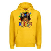 Lemon autism mom afro locs messy bun Premium Hoodie - texasbilliewilder