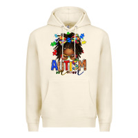 Tofu autism mom afro locs messy bun Premium Hoodie - texasbilliewilder
