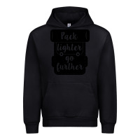 Black pack lighter go further Urban Hoodie - Unal Design