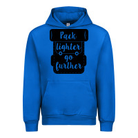 Cobalt pack lighter go further Urban Hoodie - Unal Design