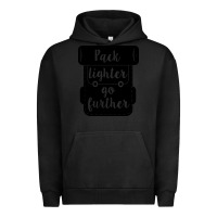 Pigment Black pack lighter go further Urban Hoodie - Unal Design
