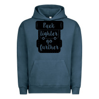 Pigment Midnight Navy pack lighter go further Urban Hoodie - Unal Design