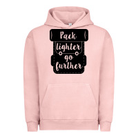 Pigment Salmon pack lighter go further Urban Hoodie - Unal Design