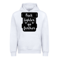White pack lighter go further Urban Hoodie - Unal Design
