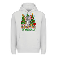 Dove Grey i want a hippopotamus for christmas Premium Hoodie - Zillion Design Studio