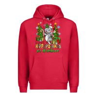 Cardinal i want a hippopotamus for christmas Premium Hoodie - Zillion Design Studio
