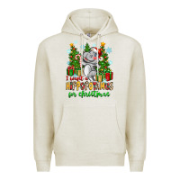 Oatmeal Heather i want a hippopotamus for christmas Premium Hoodie - Zillion Design Studio