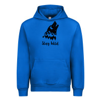 Cobalt stay wild Urban Hoodie - Unal Design