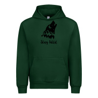 Foreset Green stay wild Urban Hoodie - Unal Design