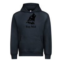 Navy stay wild Urban Hoodie - Unal Design