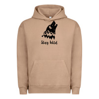 Pigment Burro stay wild Urban Hoodie - Unal Design