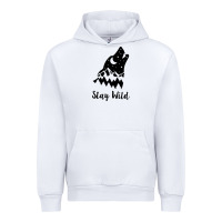 White stay wild Urban Hoodie - Unal Design