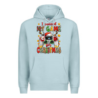 Blue Mist i paused my game for christmas Premium Hoodie - Zillion Design Studio
