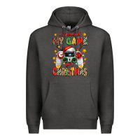 Charcoal Heather i paused my game for christmas Premium Hoodie - Zillion Design Studio