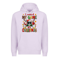 Lilac i paused my game for christmas Premium Hoodie - Zillion Design Studio