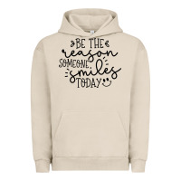 Pigment French Oak smile Urban Hoodie - Unal Design