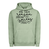 Pigment Oil Green smile Urban Hoodie - Unal Design