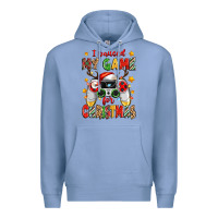 Colony Blue i paused my game for christmas Premium Hoodie - Zillion Design Studio