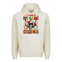 Oatmeal Heather i paused my game for christmas Premium Hoodie - Zillion Design Studio
