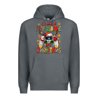 Rock i paused my game for christmas Premium Hoodie - Zillion Design Studio