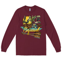 Burgundy lake squad Long Sleeve Tee - BarkalooDesign