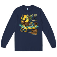 Navy lake squad Long Sleeve Tee - BarkalooDesign