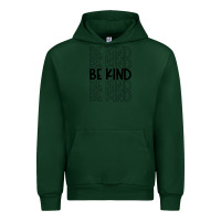 Forest Green be kind Urban Hoodie - Unal Design