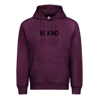 Mauve Wine be kind Urban Hoodie - Unal Design